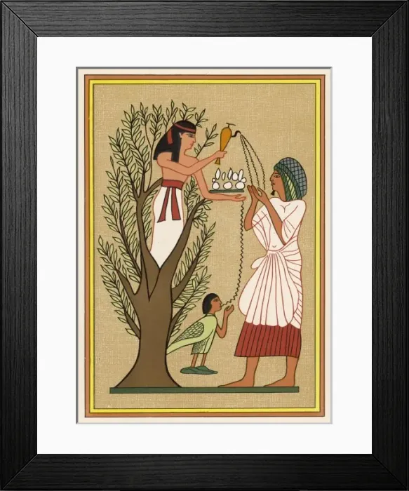Framed Print : Mut Pouring Water - 2 Framed Print : Mut Pouring Water - 2