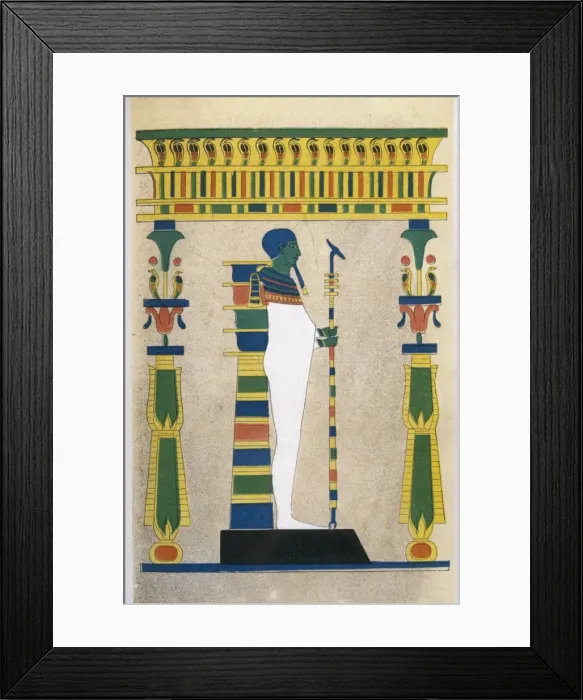 Framed Print : Ptah in his Shrine Framed Print : Ptah in his Shrine