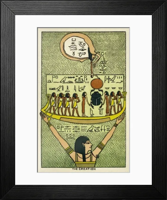 Framed Print : Egyptian Creation Myth Framed Print : Egyptian Creation Myth
