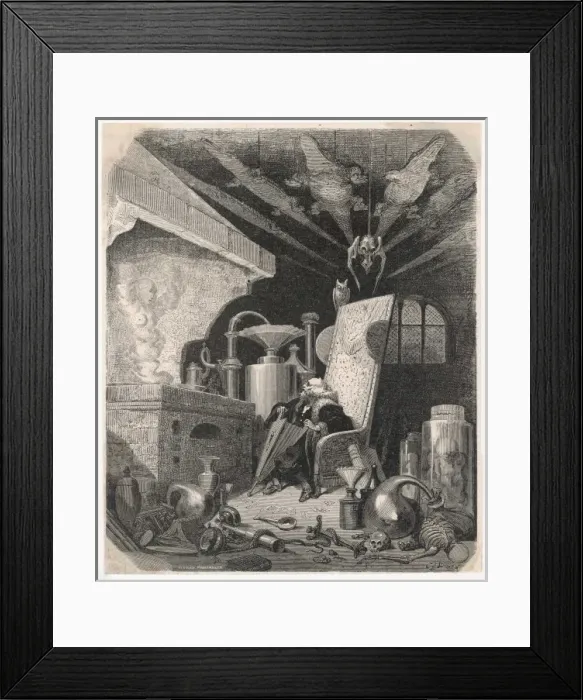 Framed Print : Alchemists Workplace Framed Print : Alchemists Workplace