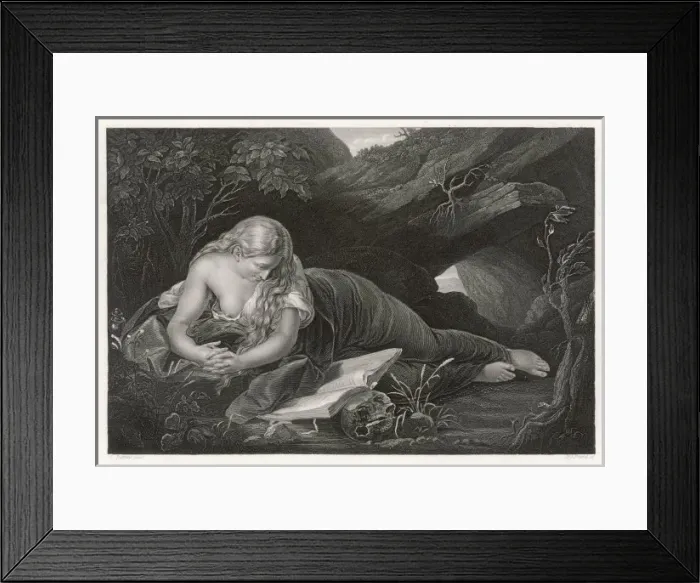Framed Print : Mary Magdalen Repents Framed Print : Mary Magdalen Repents