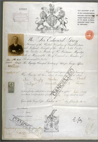 Passport 1914