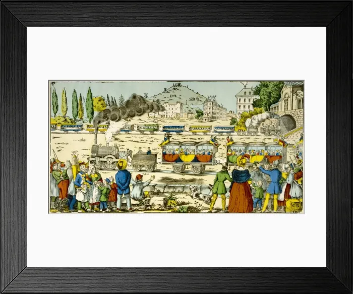 Framed Print : Railway Comes to France Framed Print : Railway Comes to France