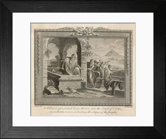 Framed Print : Elishas Bones Miracle Framed Print : Elishas Bones Miracle