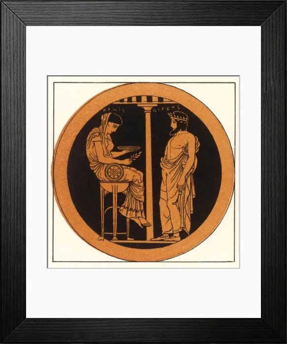 Framed Print : Consulting an Oracle Framed Print : Consulting an Oracle