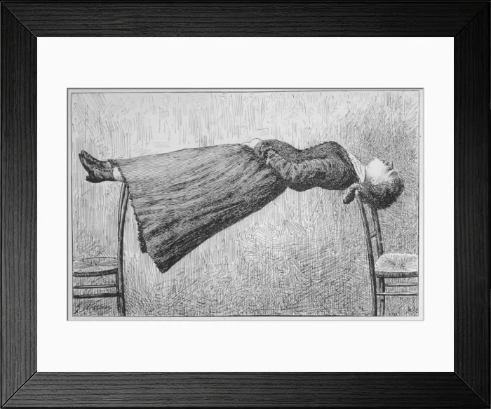 Framed Print : Girl on Chairs Framed Print : Girl on Chairs