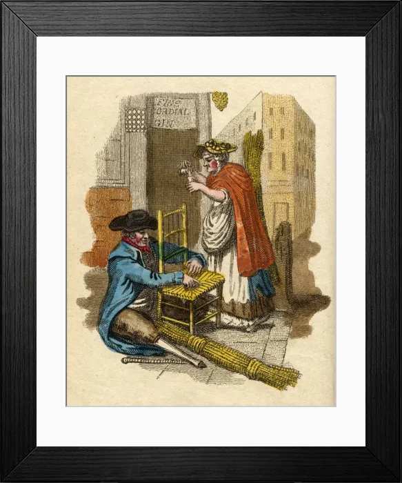 Framed Print : Furniture Repairer Framed Print : Furniture Repairer