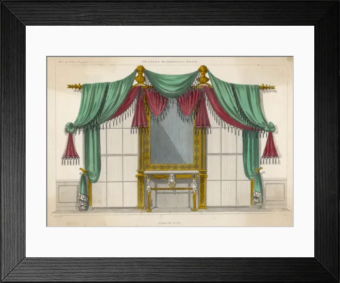 Framed Print : DRAPERY 1805 Framed Print : DRAPERY 1805
