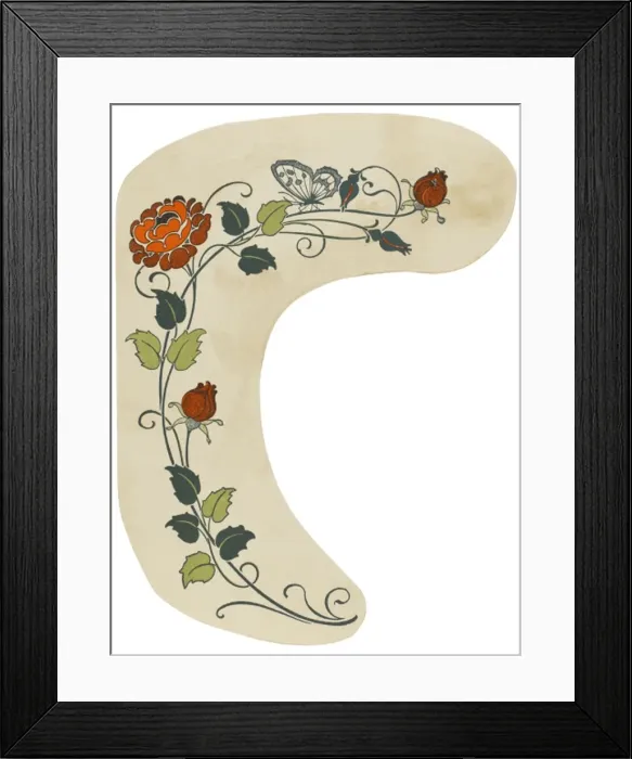 Framed Print : Floral Decoration Framed Print : Floral Decoration