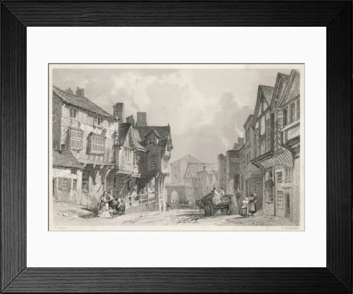 Framed Print : Chester Street Scene Framed Print : Chester Street Scene