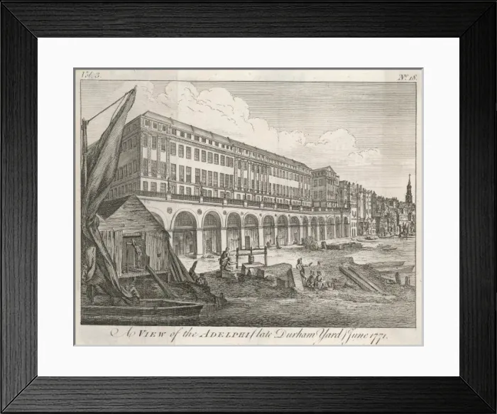 Framed Print : The Adelphi in 1771 Framed Print : The Adelphi in 1771