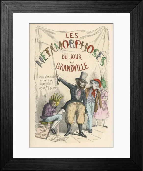 Framed Print : Metamorphoses Titlepage Framed Print : Metamorphoses Titlepage