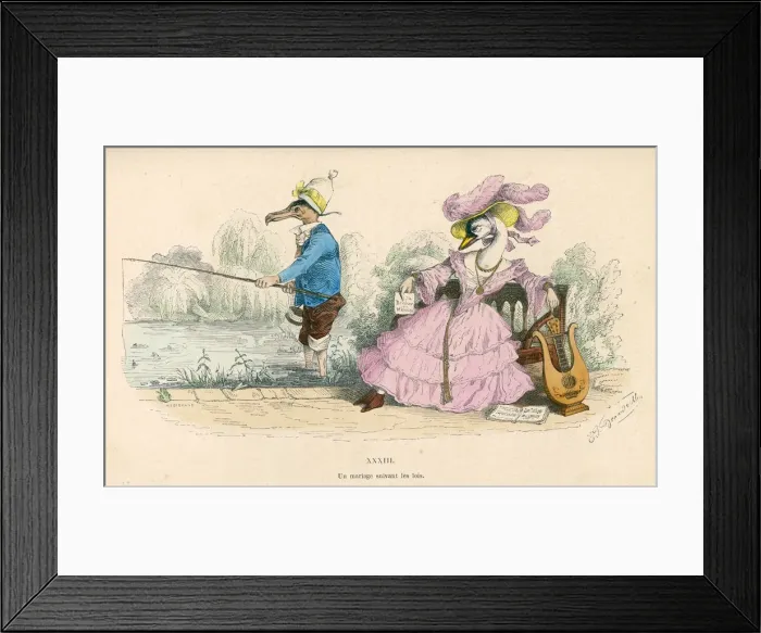 Framed Print : Fisherman and Wife Framed Print : Fisherman and Wife