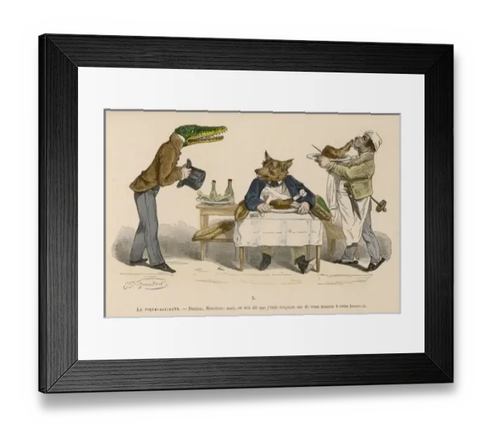 Framed Print : Feasting Fox Framed Print : Feasting Fox