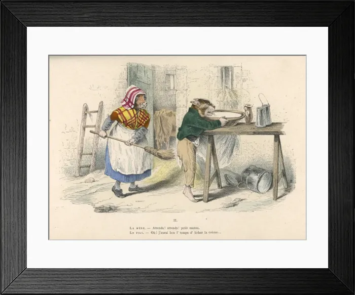 Framed Print : GREEDY CAT Framed Print : GREEDY CAT