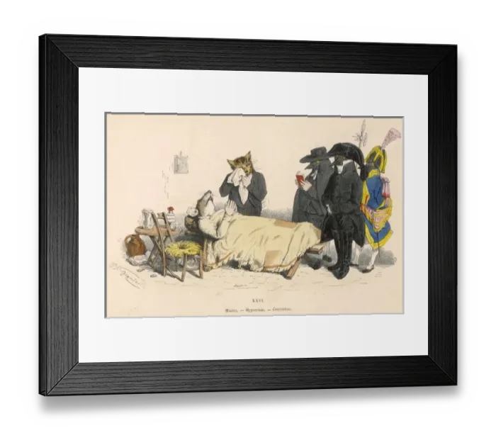 Framed Print : Mouses Deathbed Framed Print : Mouses Deathbed