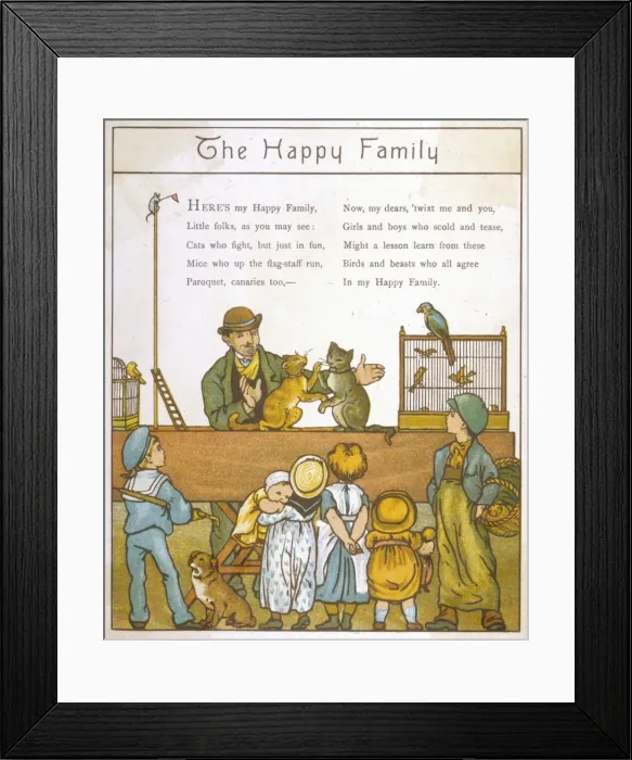Framed Print : Performing Cats Framed Print : Performing Cats