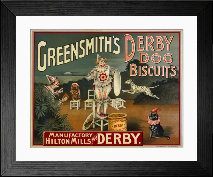 Framed Print : Circus Dogs / Dog Biscuits Framed Print : Circus Dogs / Dog Biscuits