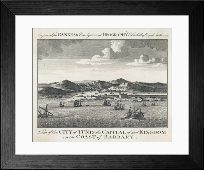 Framed Print : Tunis Circa 1780 Framed Print : Tunis Circa 1780