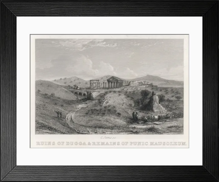 Framed Print : Carthage in 1860 Framed Print : Carthage in 1860