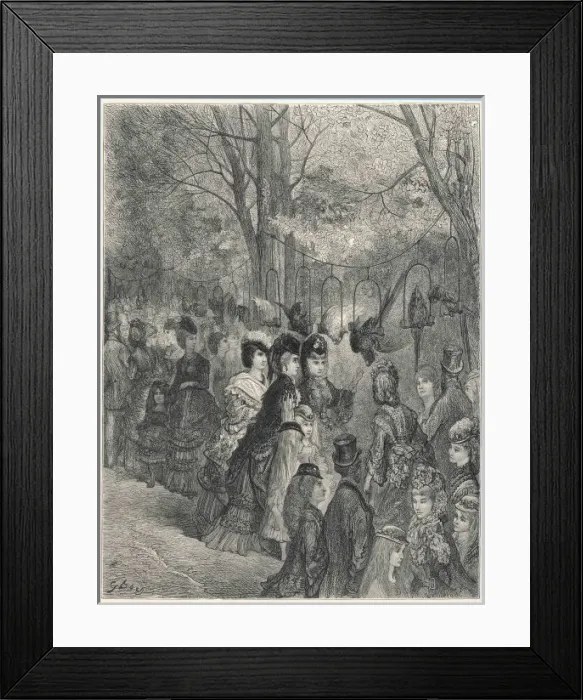 Framed Print : Parrot Walk, Regents Pk Framed Print : Parrot Walk, Regents Pk