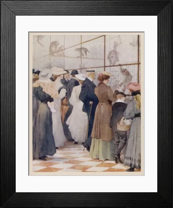 Framed Print : Monkey Hse, Regents Pk Framed Print : Monkey Hse, Regents Pk
