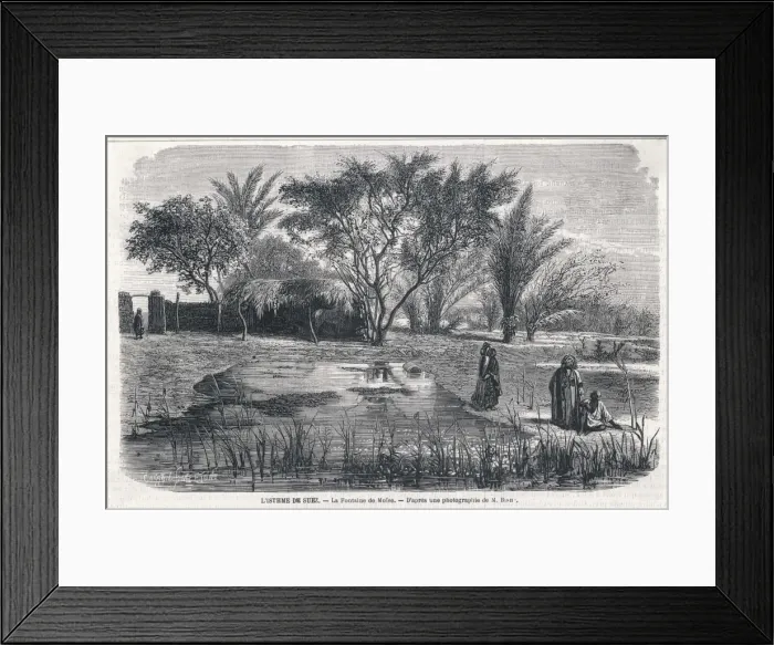 Framed Print : Spring of Moses, Egypt Framed Print : Spring of Moses, Egypt