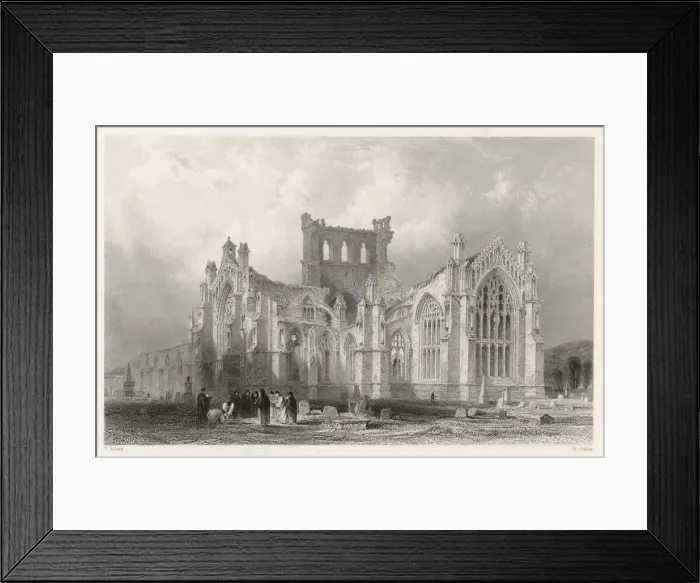 Framed Print : Melrose Abbey Framed Print : Melrose Abbey