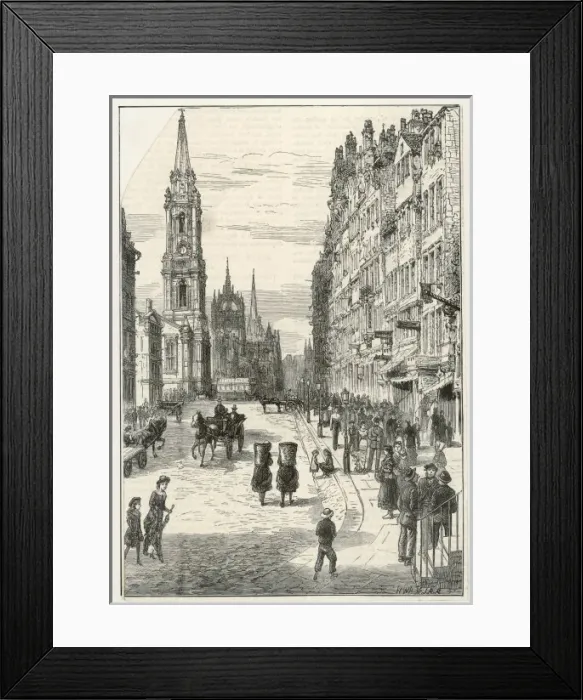 Framed Print : Edinburgh High Street Framed Print : Edinburgh High Street