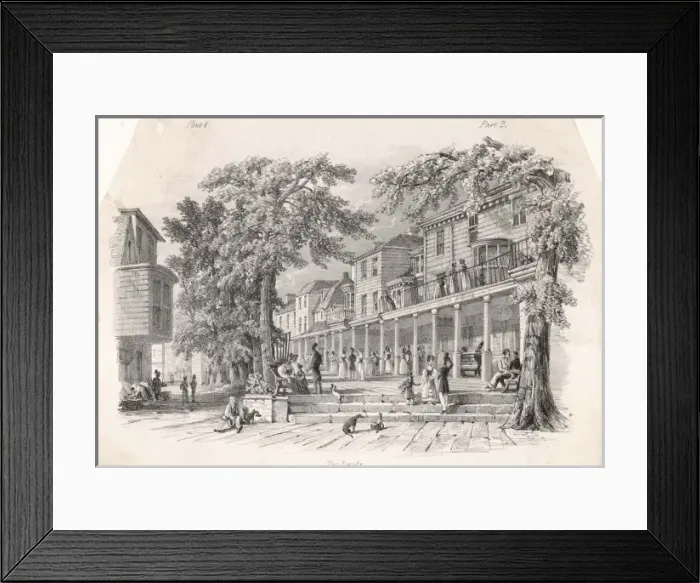 Framed Print : Tunbridge Wells Pantiles Framed Print : Tunbridge Wells Pantiles