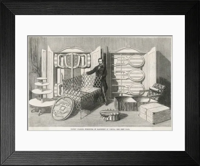 Framed Print : Folding Furniture Framed Print : Folding Furniture