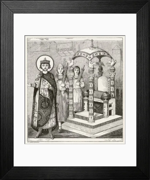 Framed Print : Byzantine Throne Framed Print : Byzantine Throne