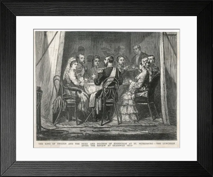 Framed Print : Royals on Bentwood Framed Print : Royals on Bentwood