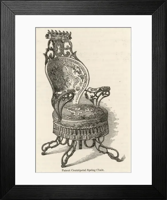 Framed Print : Splendid American Chair Framed Print : Splendid American Chair