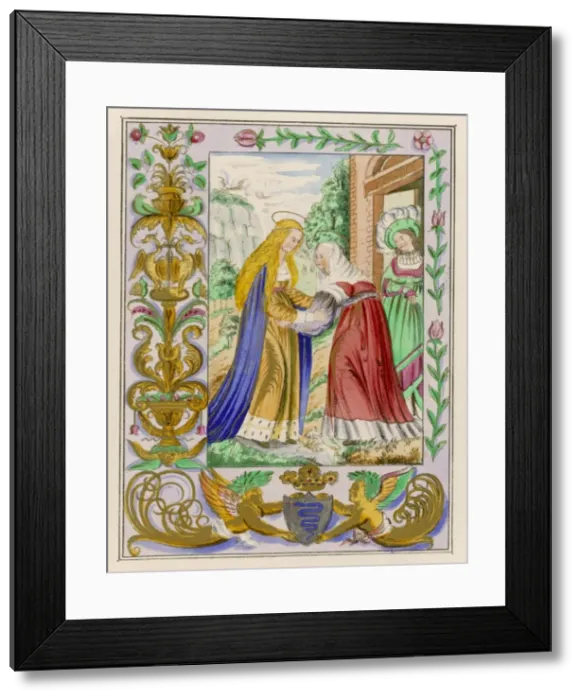 Framed Print : Mary and Elizabeth