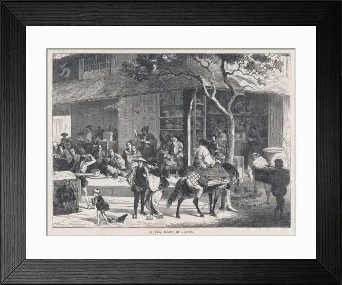Framed Print : Japanese Street Scene Framed Print : Japanese Street Scene
