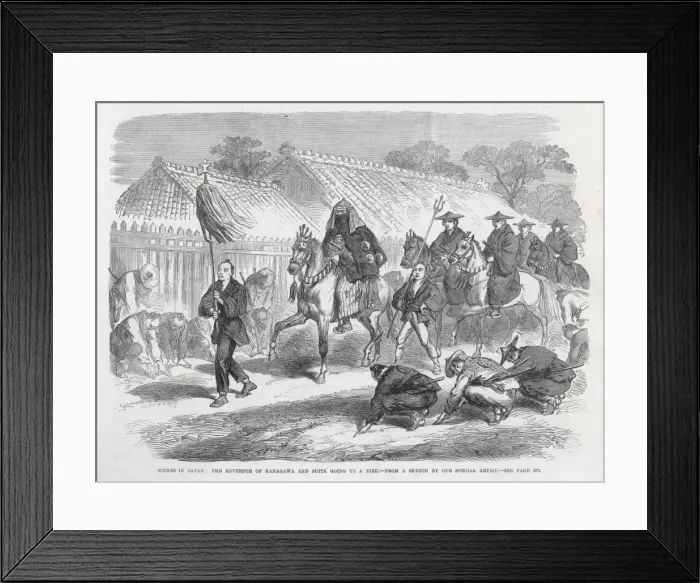 Framed Print : Japanese Governor / Scene Framed Print : Japanese Governor / Scene