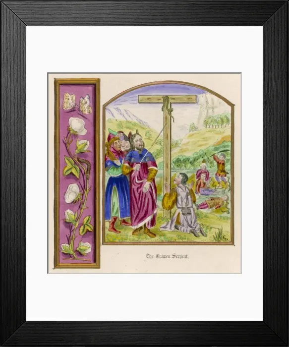 Framed Print : Moses and Brazen Serpent Framed Print : Moses and Brazen Serpent