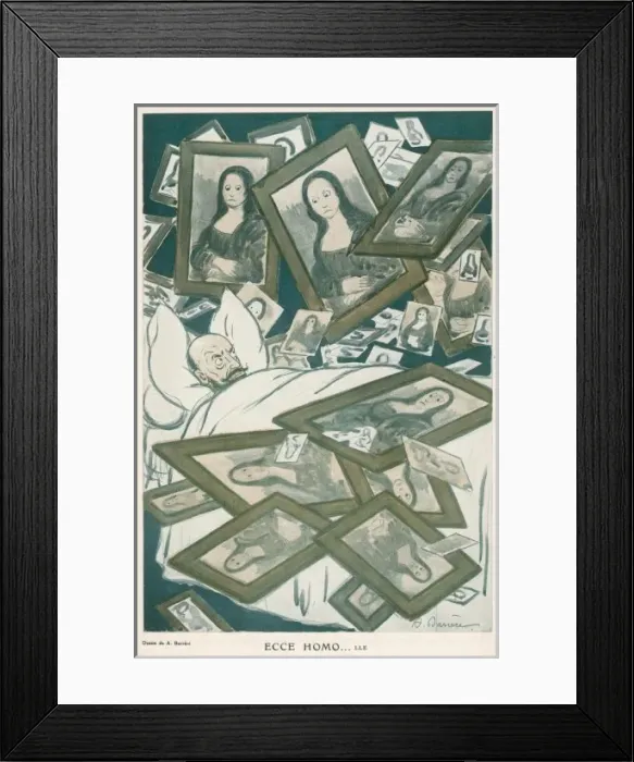 Framed Print : Mona Lisa Nightmare Framed Print : Mona Lisa Nightmare