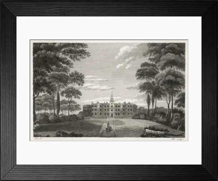 Framed Print : Bruce Castle, 1787 Framed Print : Bruce Castle, 1787