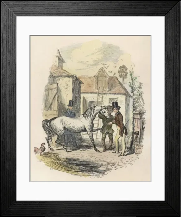 Framed Print : Horse and Purchaser Framed Print : Horse and Purchaser