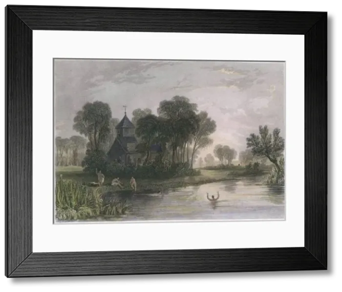 Framed Print : Thames at Dorney Framed Print : Thames at Dorney