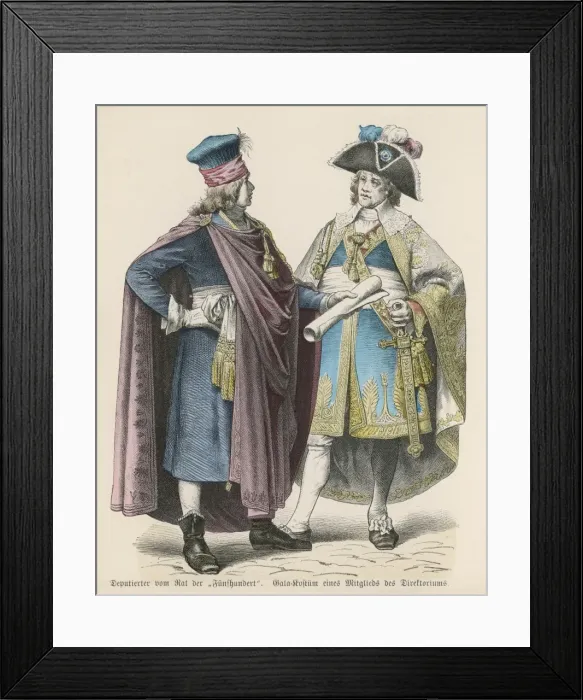 Framed Print : Revolutionary Officials Framed Print : Revolutionary Officials