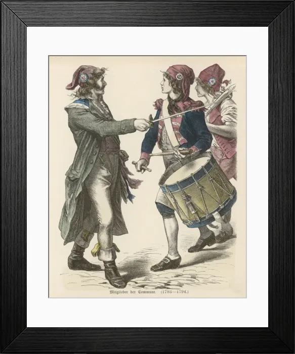 Framed Print : Revolutionary Costume Framed Print : Revolutionary Costume