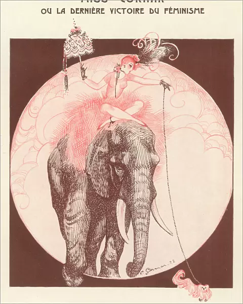 Circus Elephant  /  Trainer