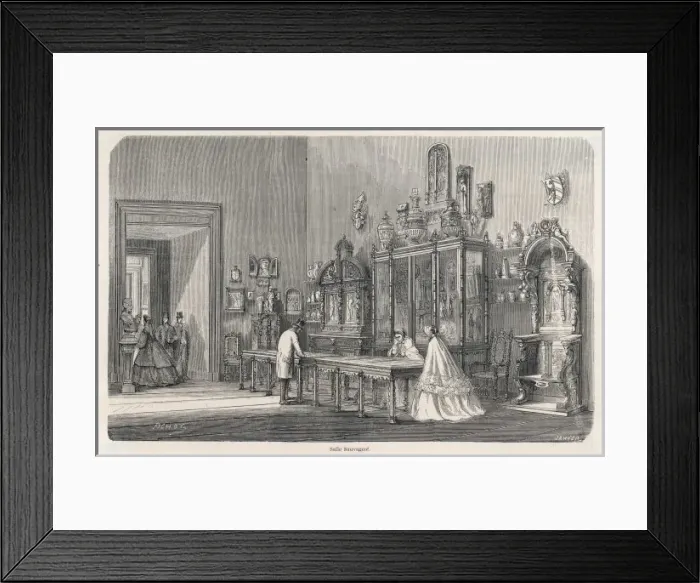 Framed Print : Louvre, Salle Sauvageot Framed Print : Louvre, Salle Sauvageot