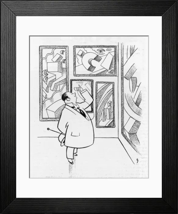 Framed Print : Looking at Modern Art Framed Print : Looking at Modern Art