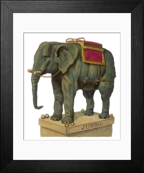 Framed Print : Elephant / Jumbo Scrap Framed Print : Elephant / Jumbo Scrap
