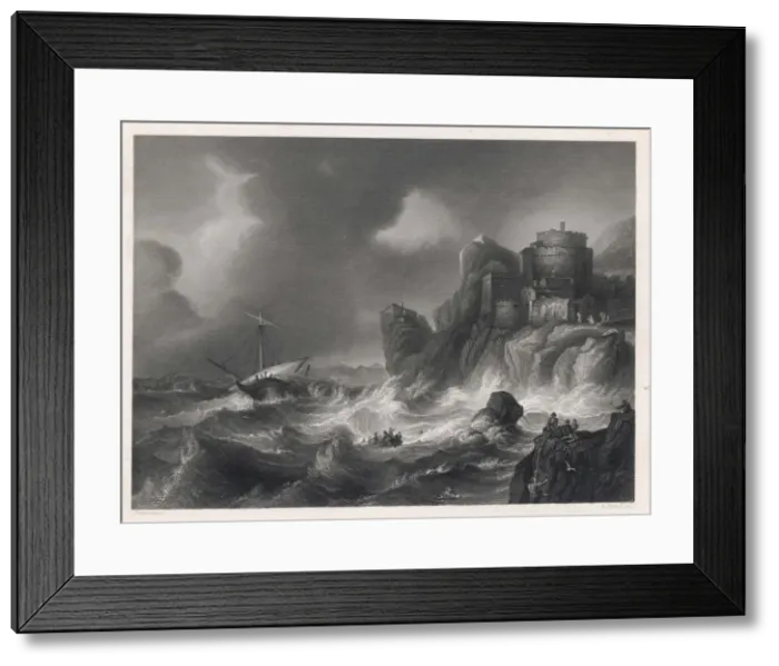 Framed Print : THE SHIPWRECK C17TH Framed Print : THE SHIPWRECK C17TH