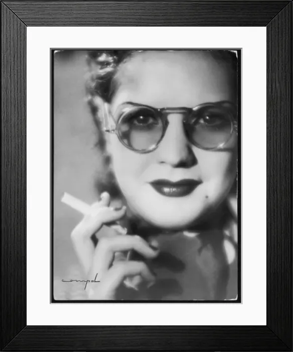 Framed Print : Glamorous Smoker Framed Print : Glamorous Smoker